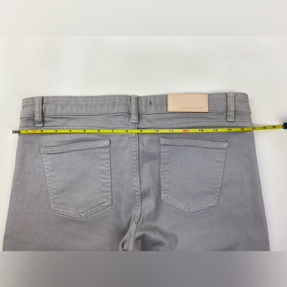 Victoria Beckham Gray Denim Ankle Skinny Jean Size 32 - Picture 7 of 13